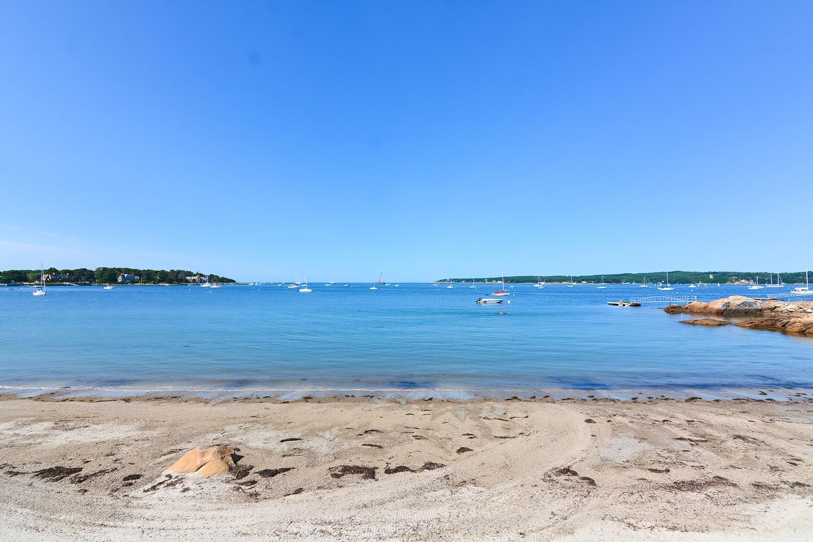 Niles Beach is directly across the street.