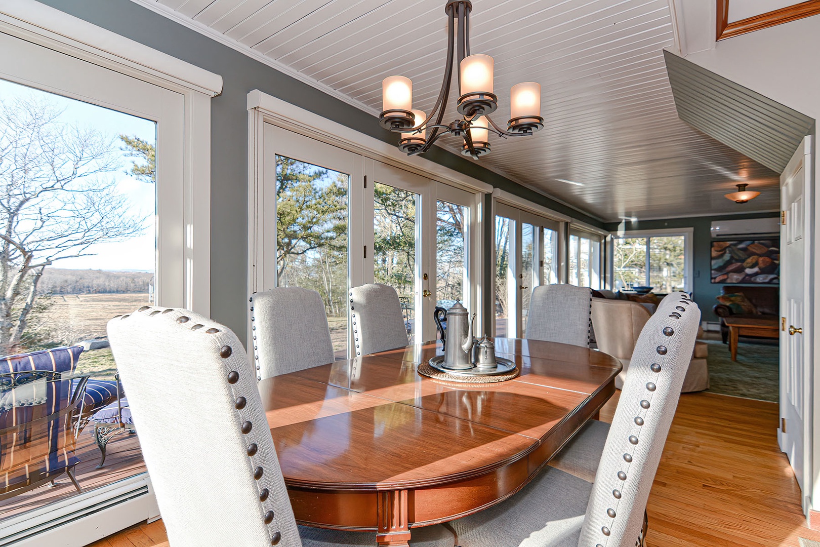 Formal dining table with 6 seater and more.