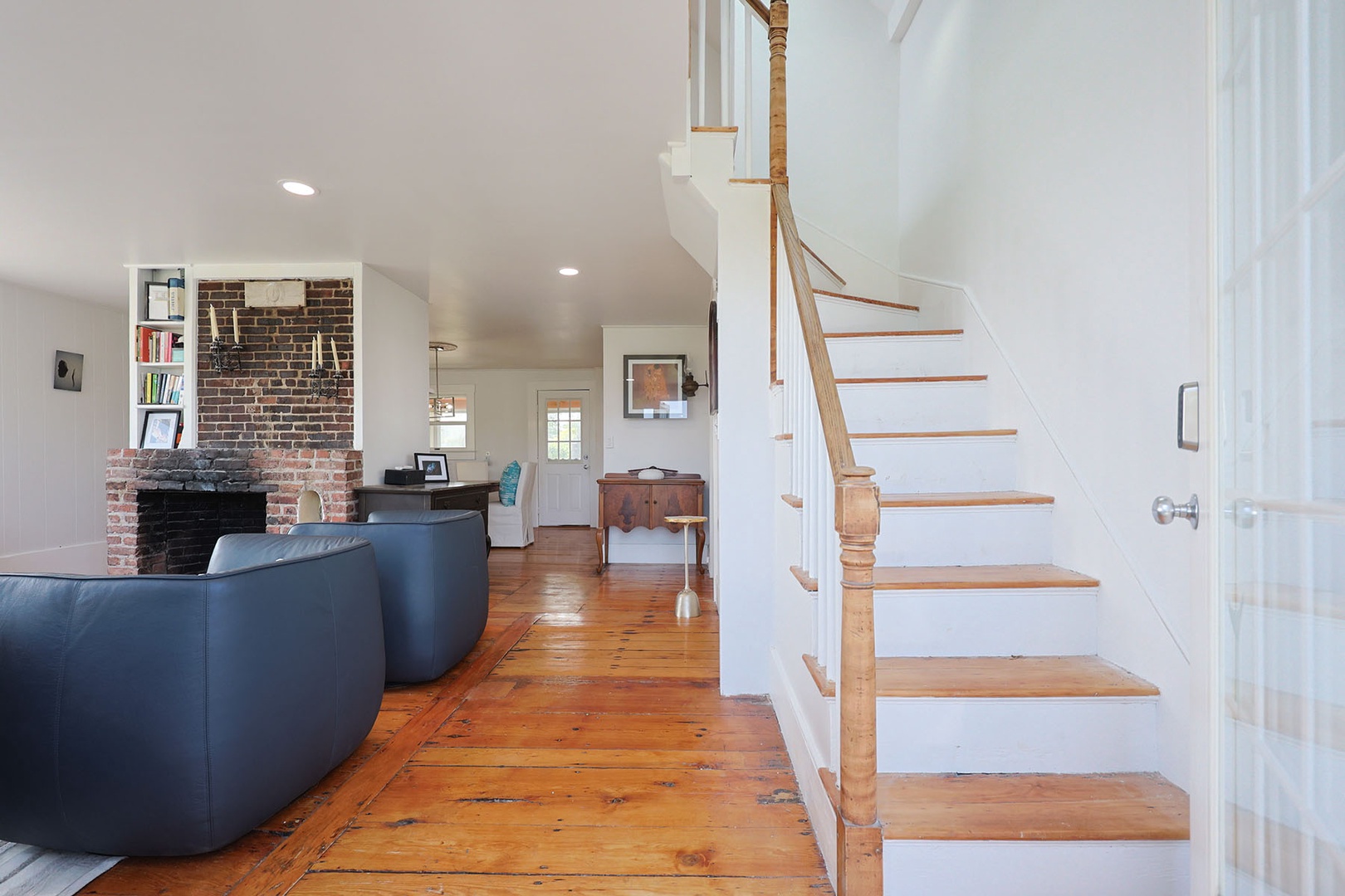 Stairs leading to the second floor.