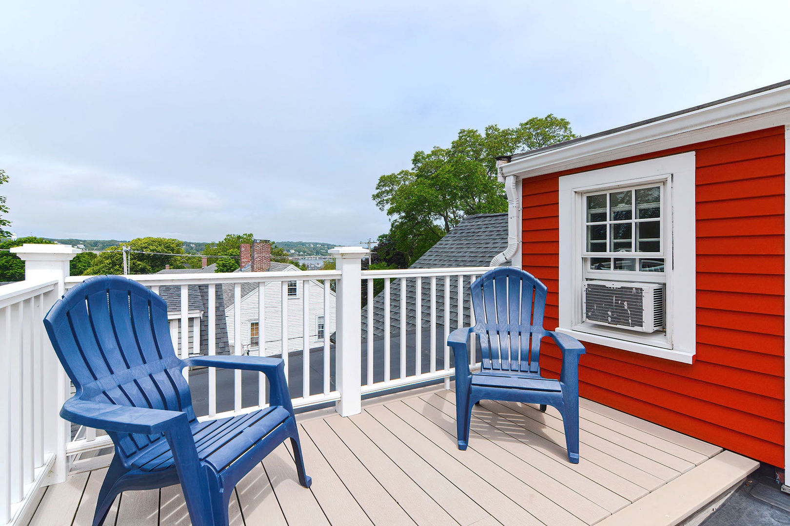 Enjoy the view from the roof deck.