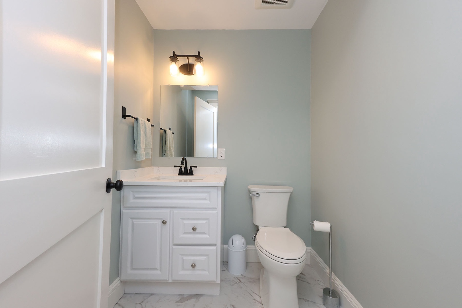 Half bathroom.