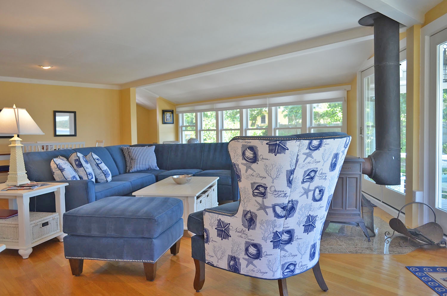 Choose your spot with the comfortable living room seating.