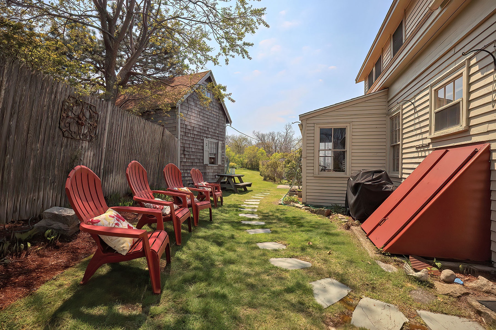 A shady spot to relax.