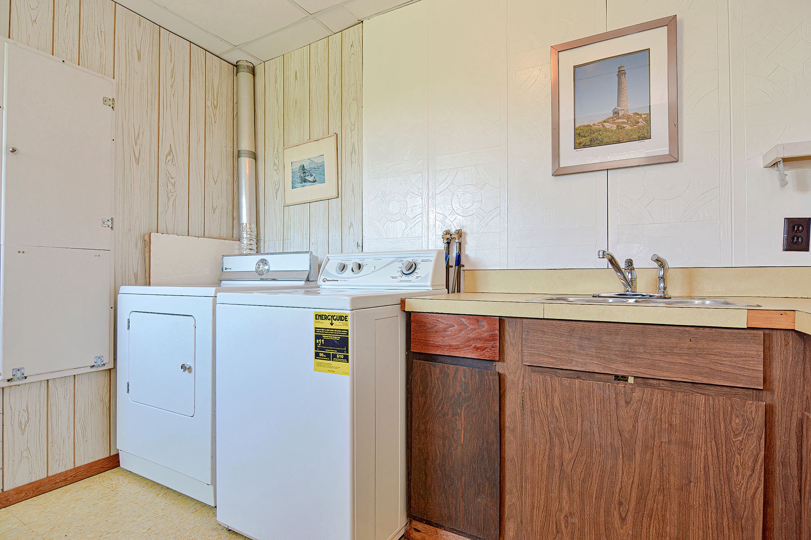 Laundry room.