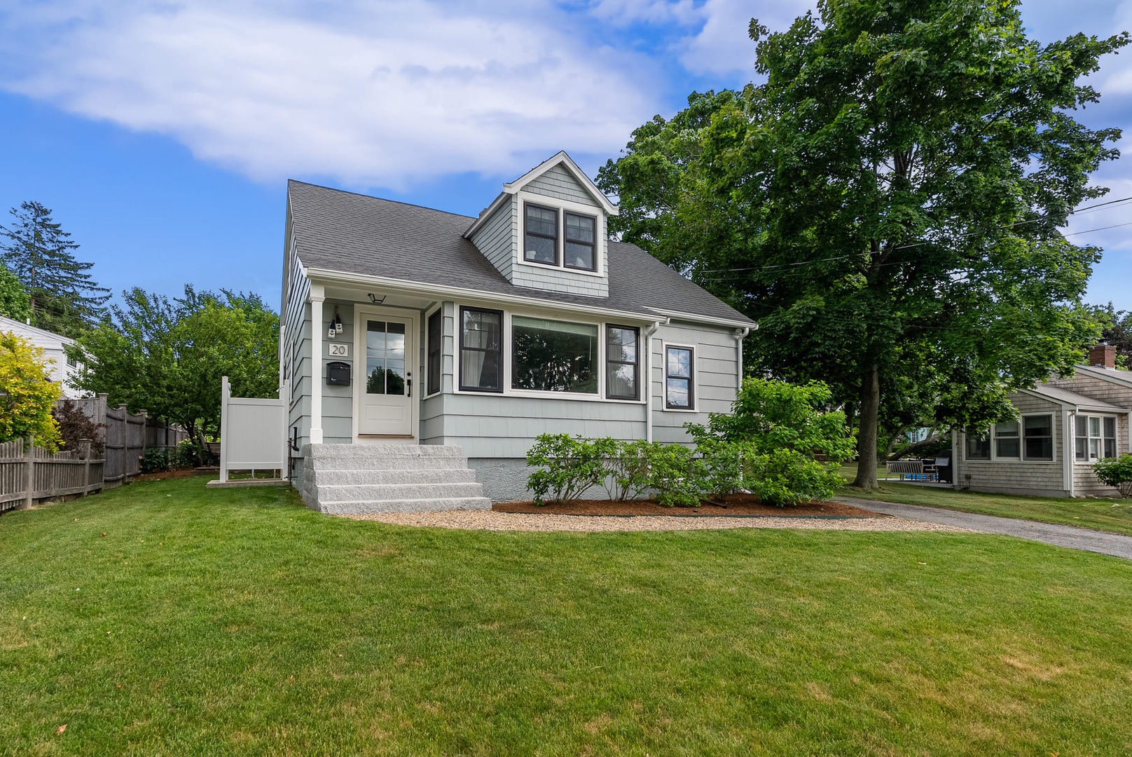 Front of the house.