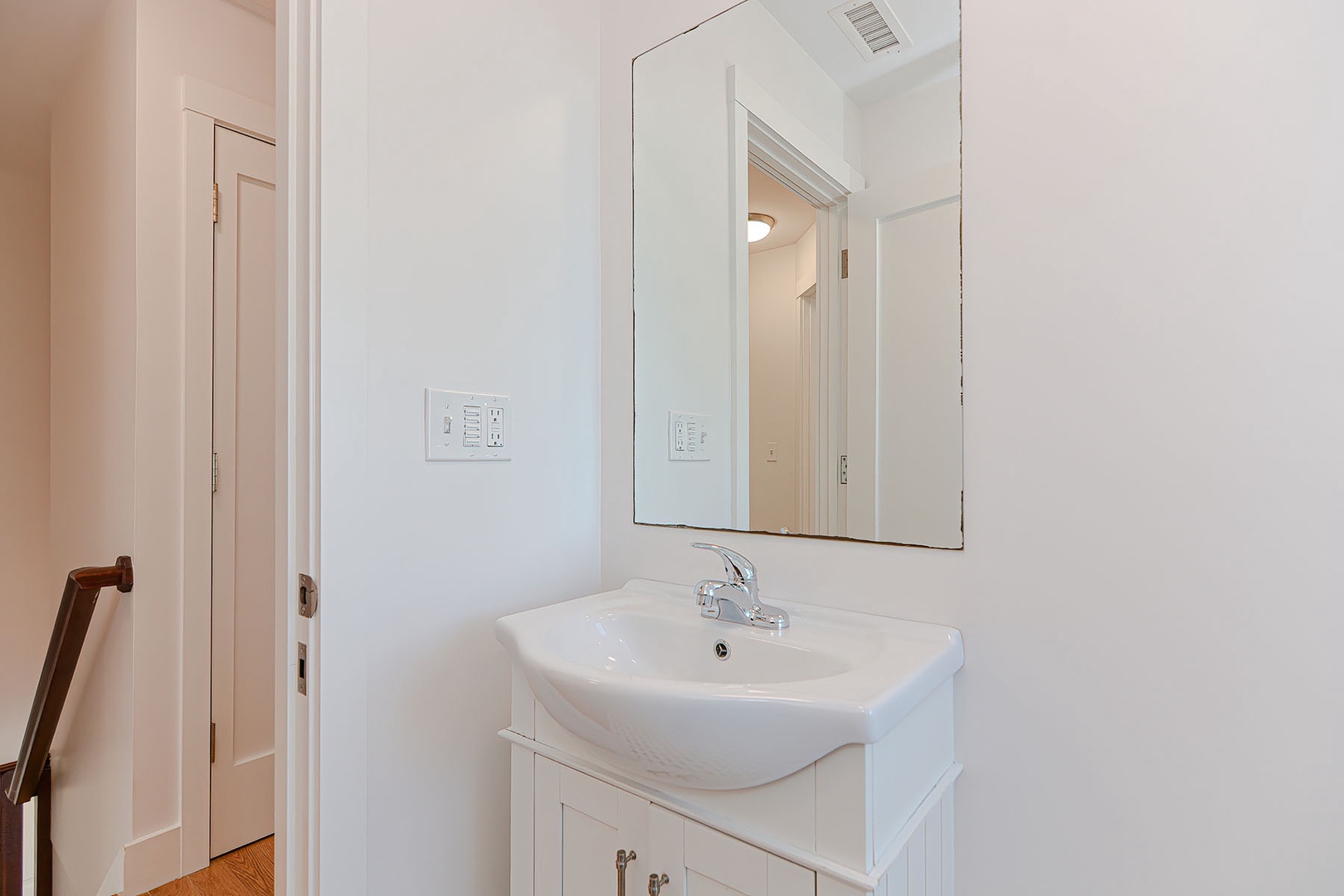 Vanity mirror.