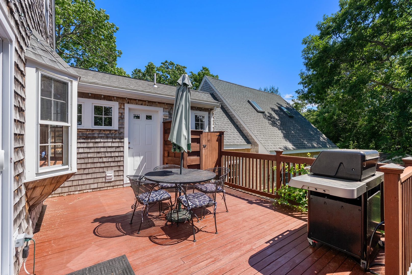 Grill on the deck or just enjoy the views.