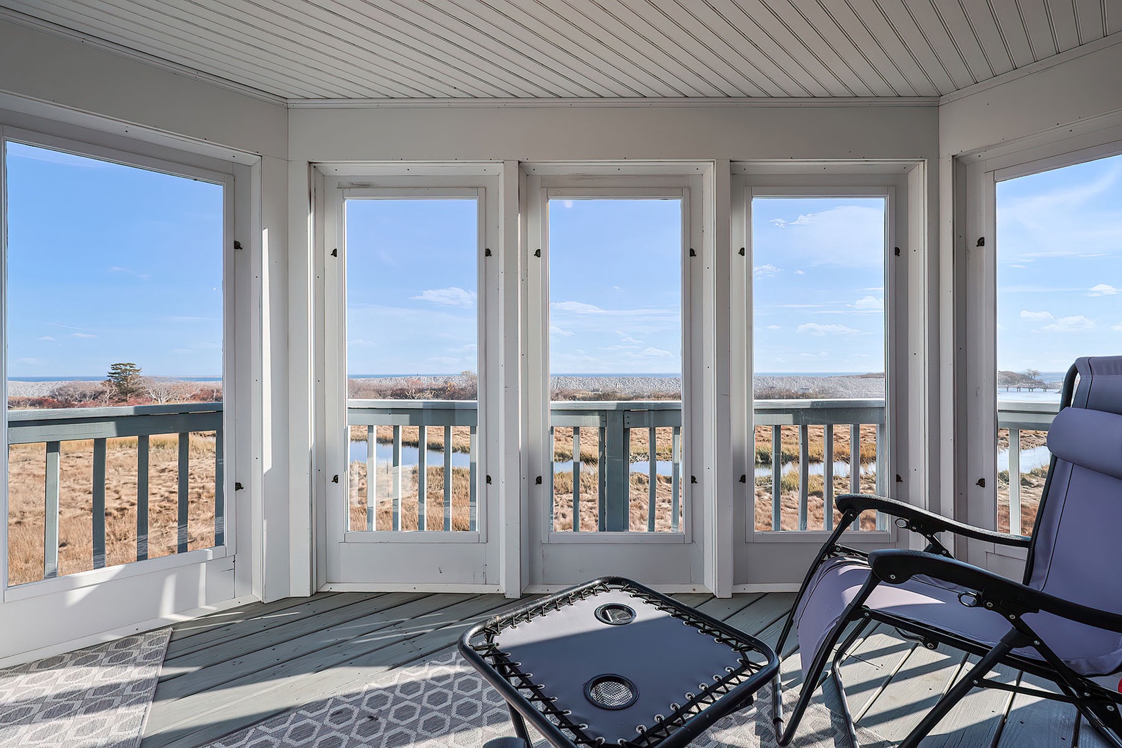 Water views from the porch.