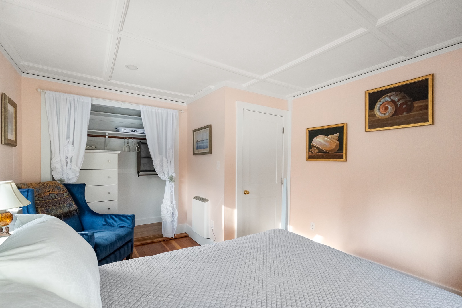The second bedroom with a queen bed.
