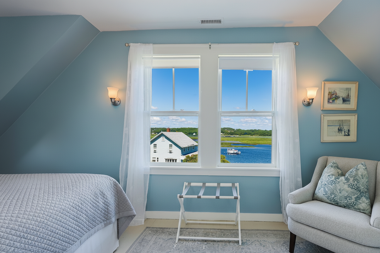 Water views from around the house.