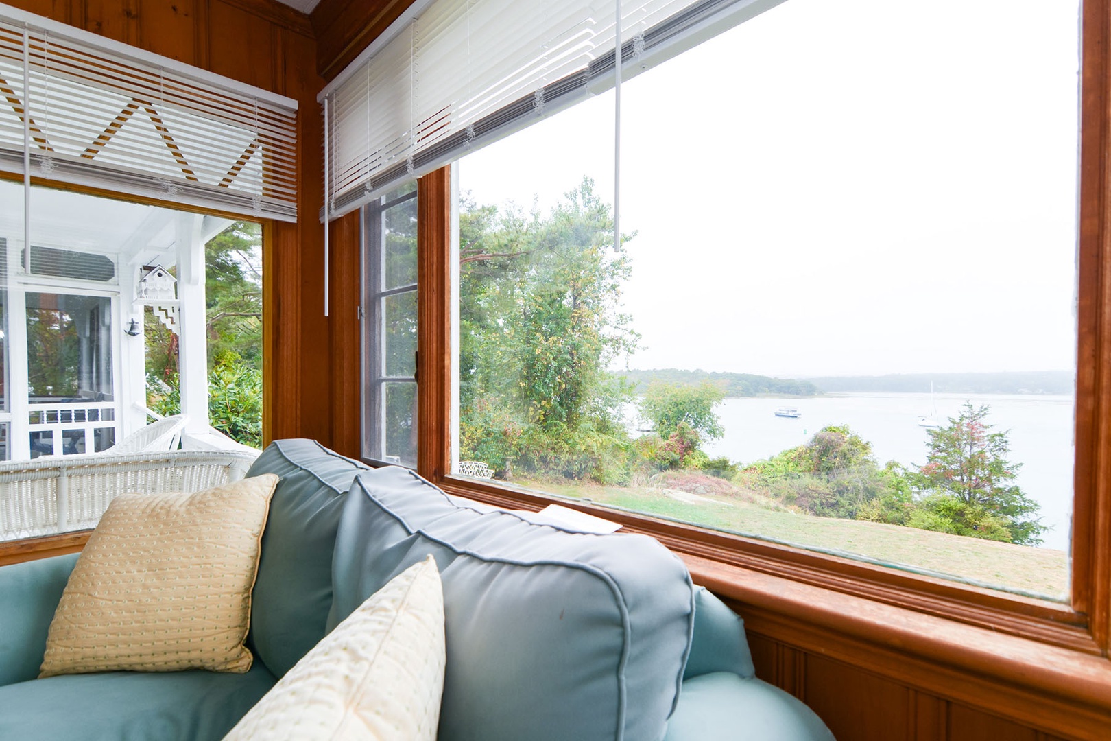 Soak in the lovely river views.