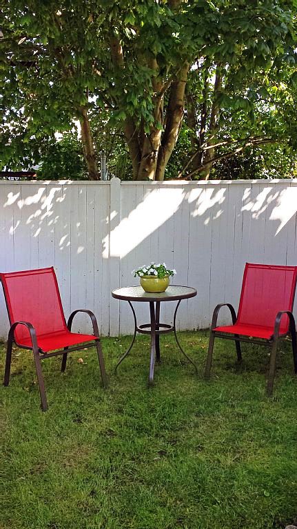 Back Yard with Grill