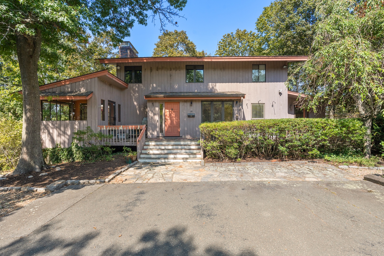 Front facade of the house.