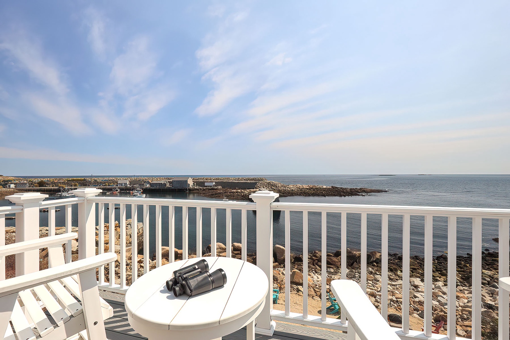 Watch the boats go in and out of the cove.