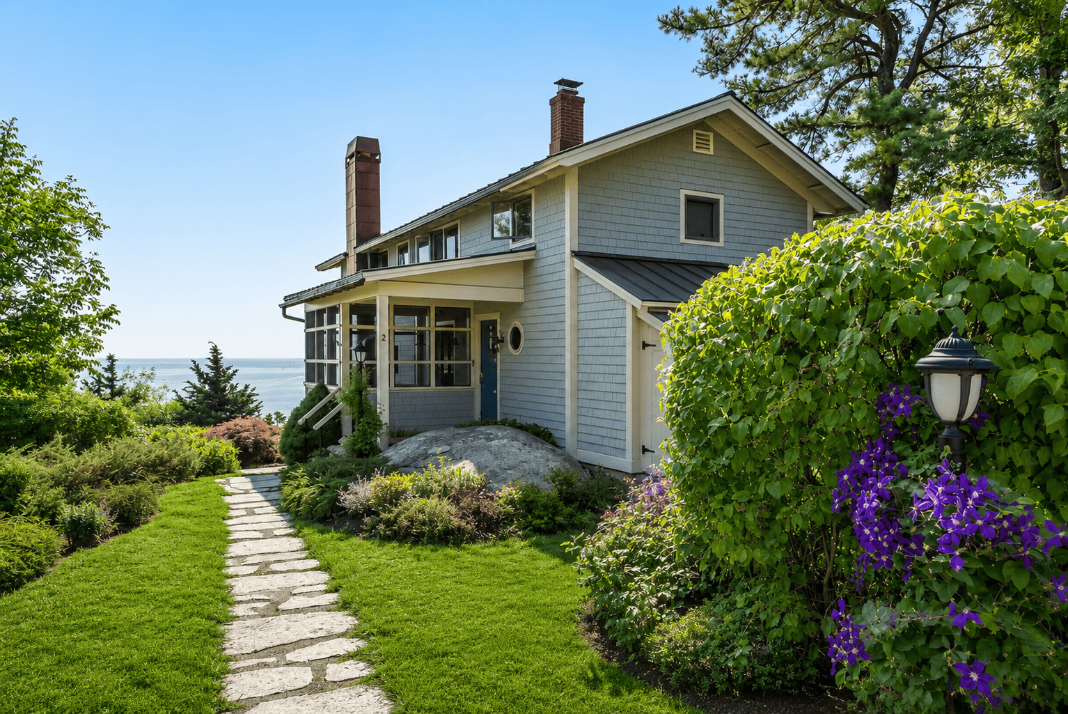 Front of the house.