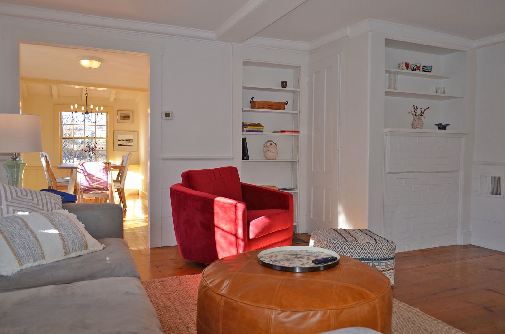 The Living Room has comfortable seating.