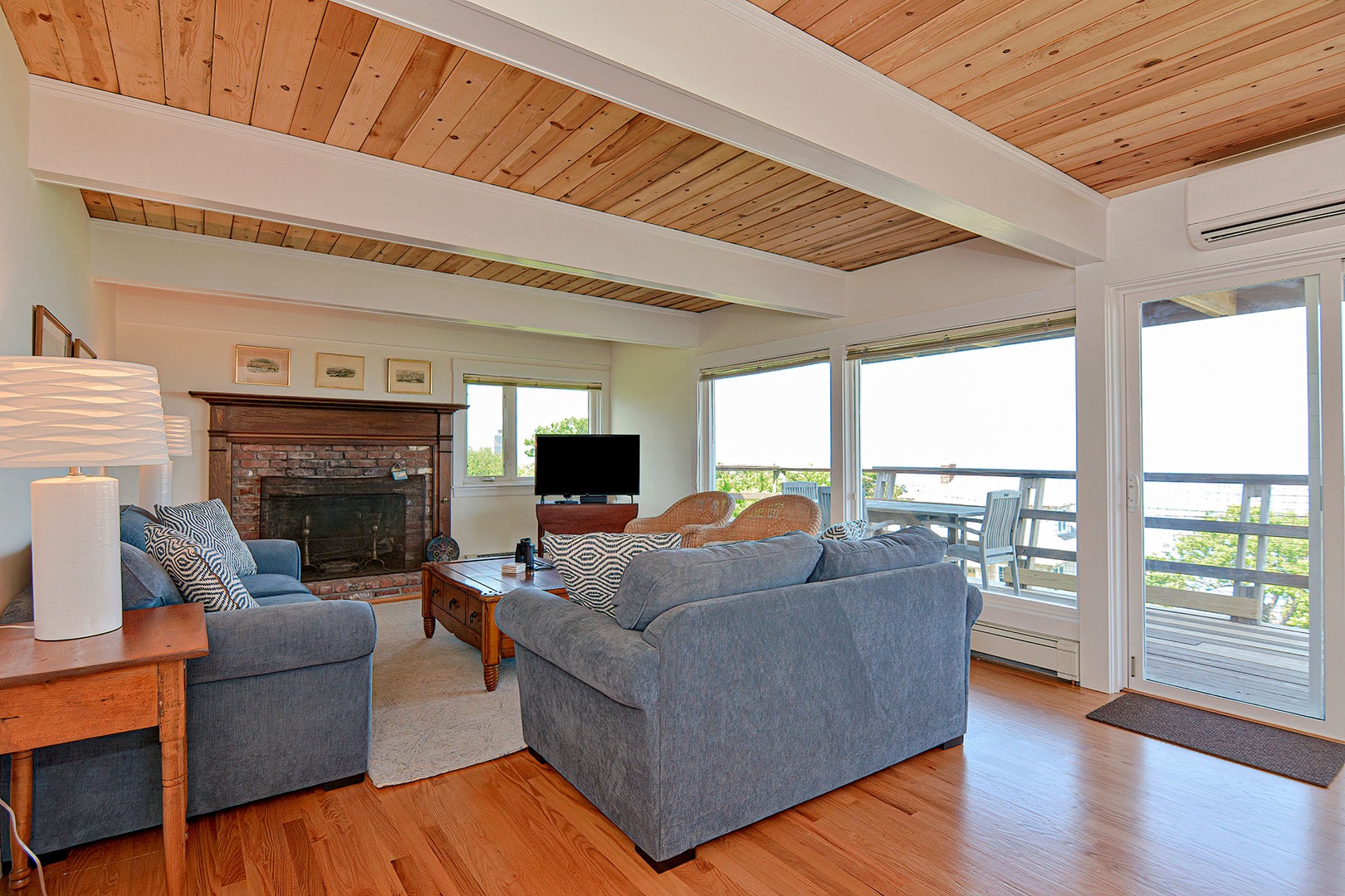 Living room with views.