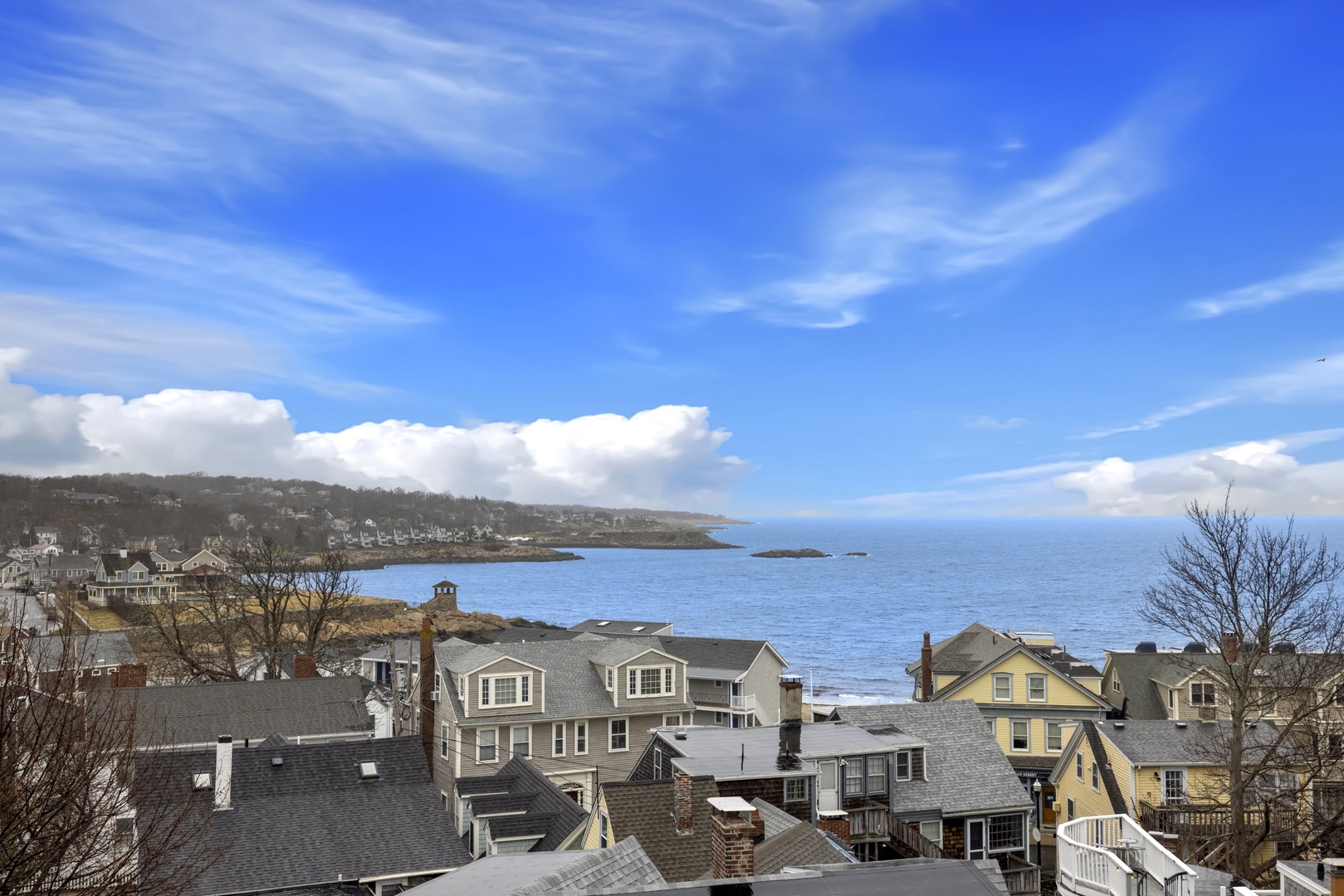 Enjoy spectacular views from the top deck.