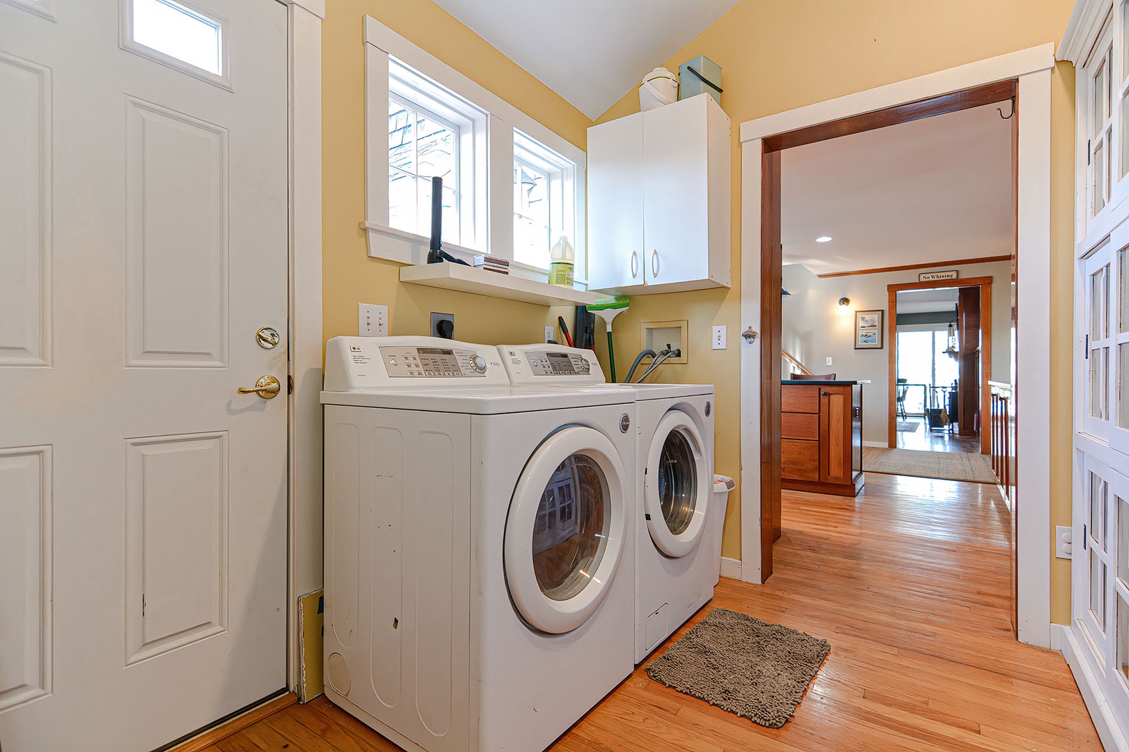 Laundry area.