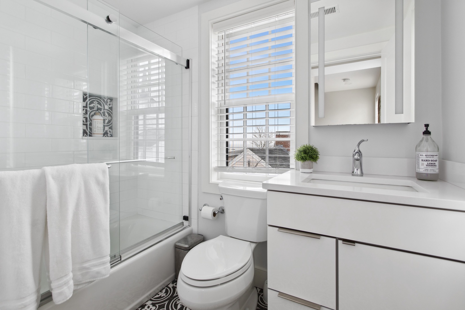 Clean and modern bathroom