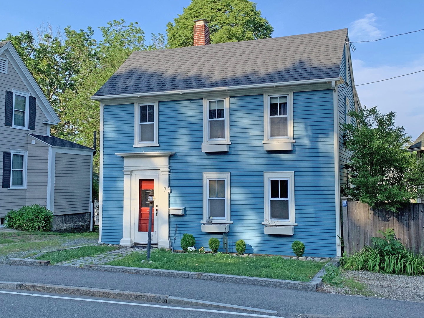 Front exterior of the Cpt John Butman House.