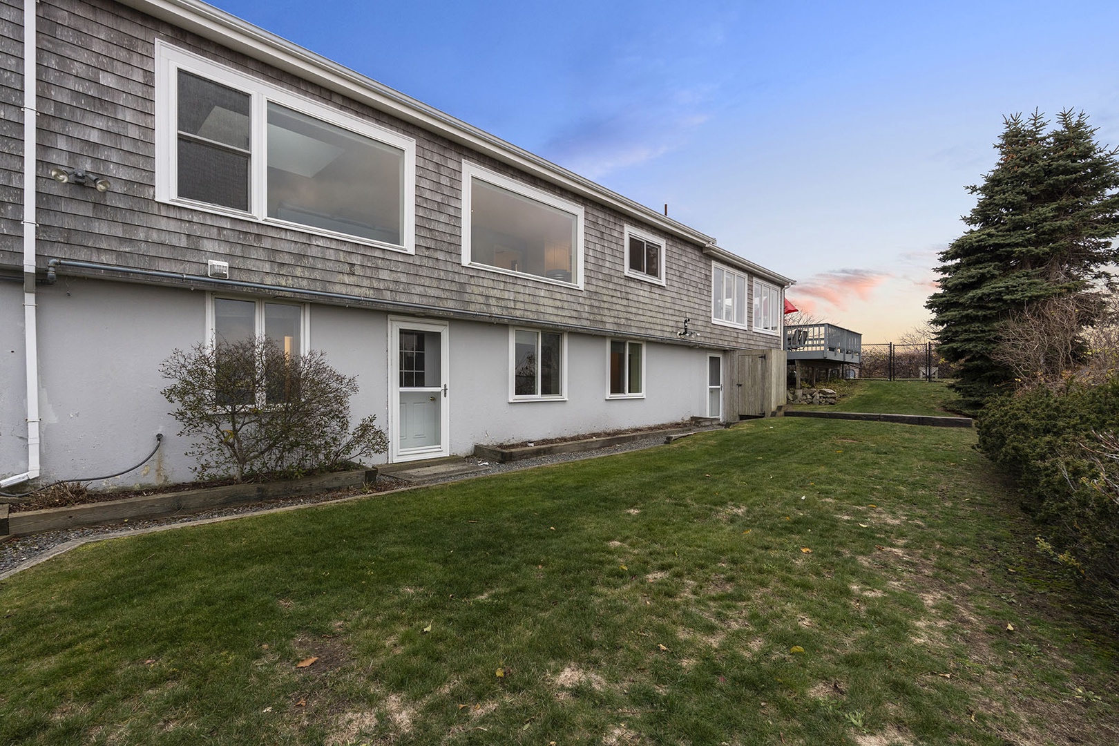 Side view of the property.