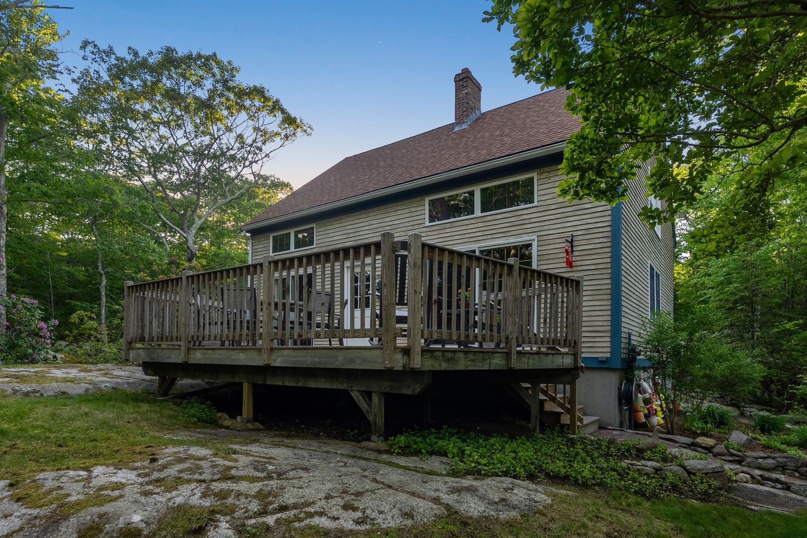 Exterior view of the house.