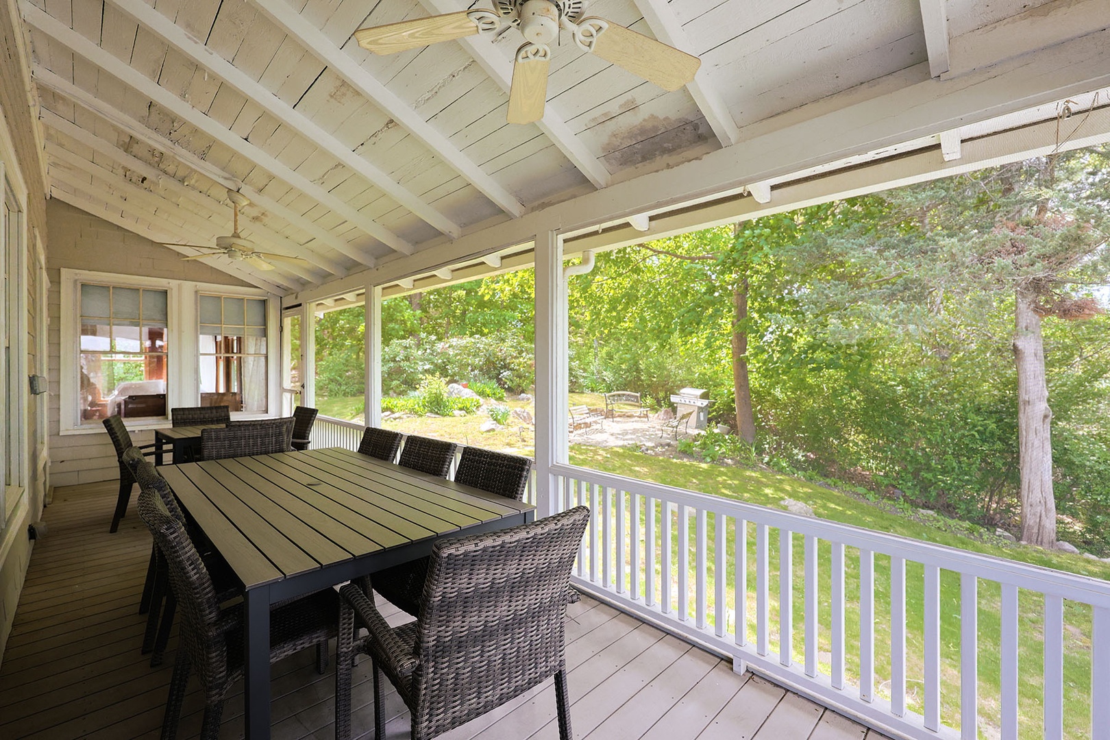 Outdoor Dining Area overlooking the Grill Area