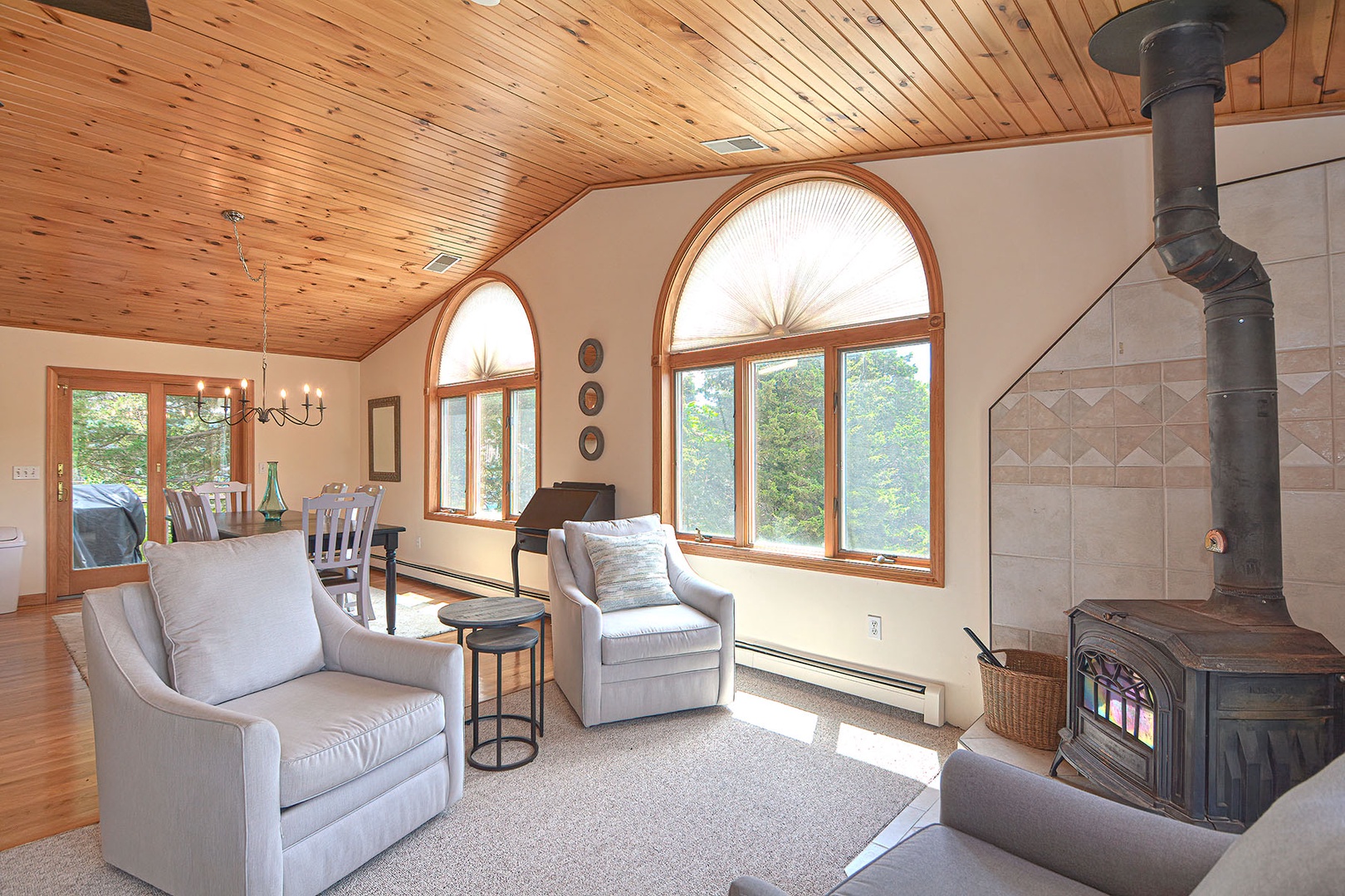 Wide living room