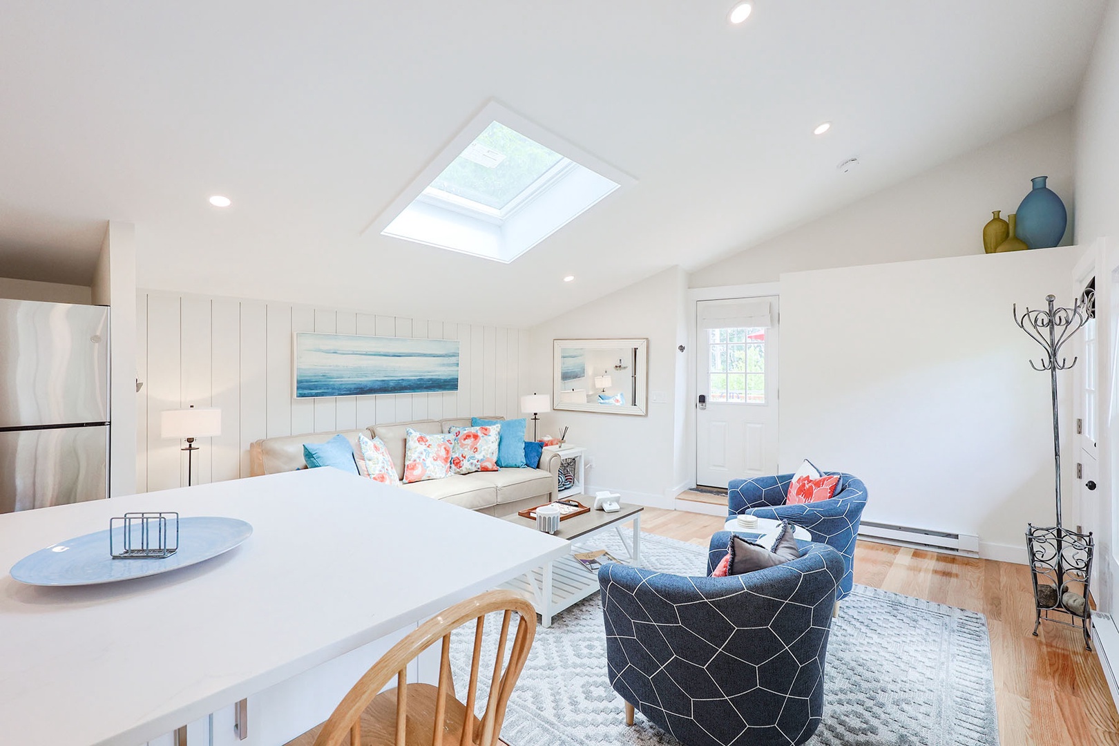 Another view of the spacious living room.