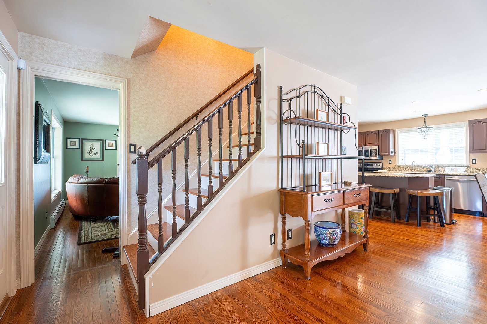 Stairs to second floor