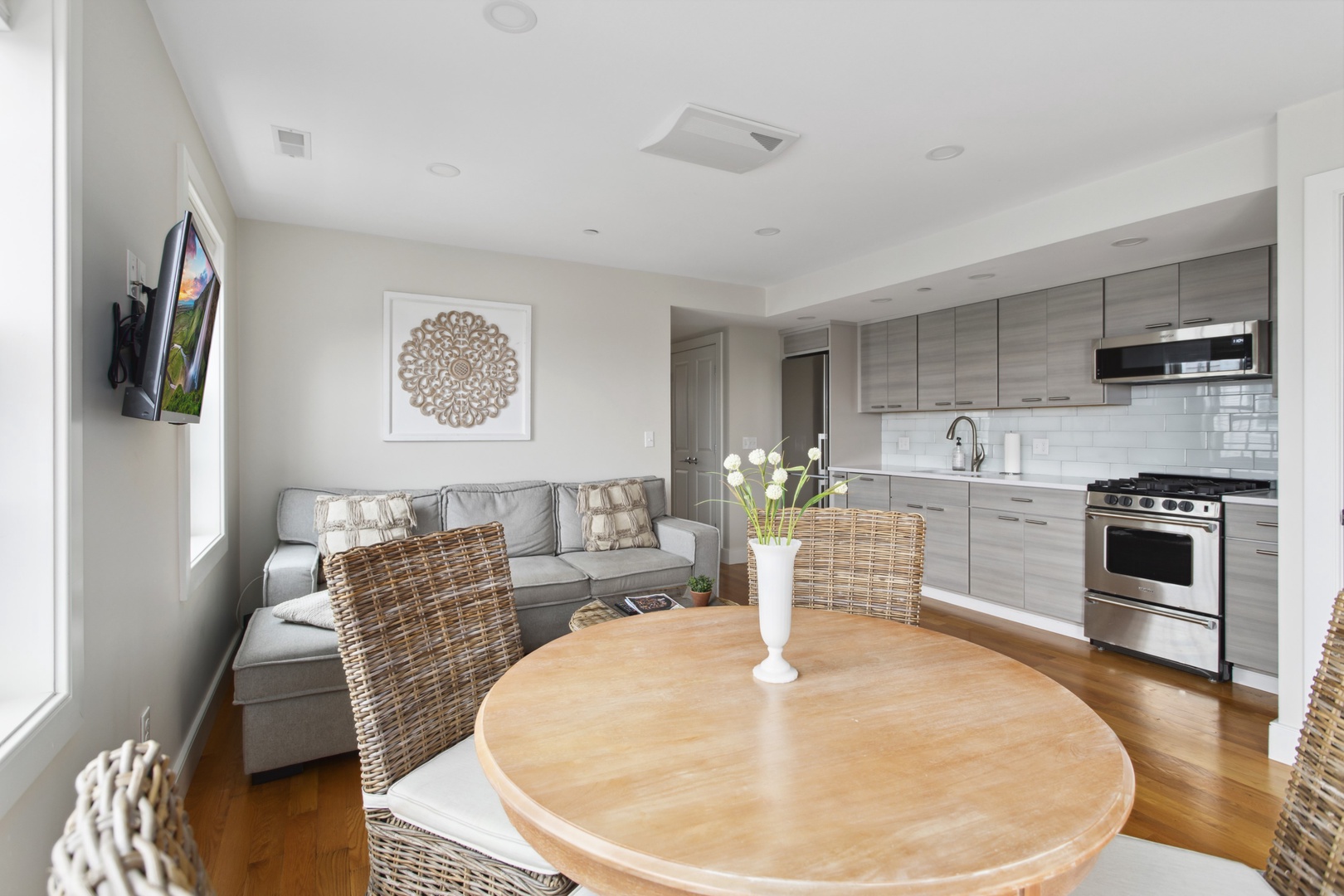 Comfortable dining area