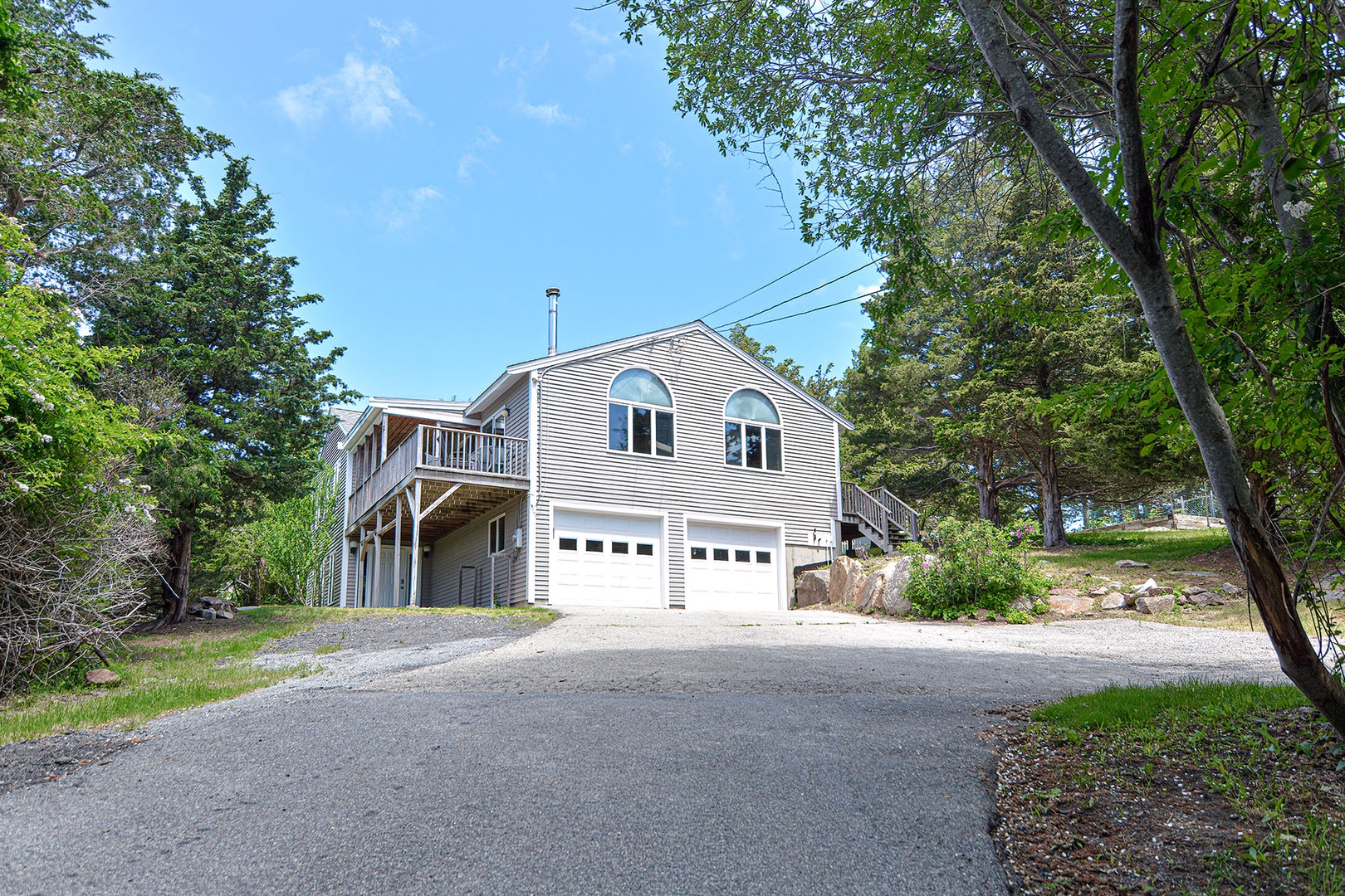 Full view of the house.