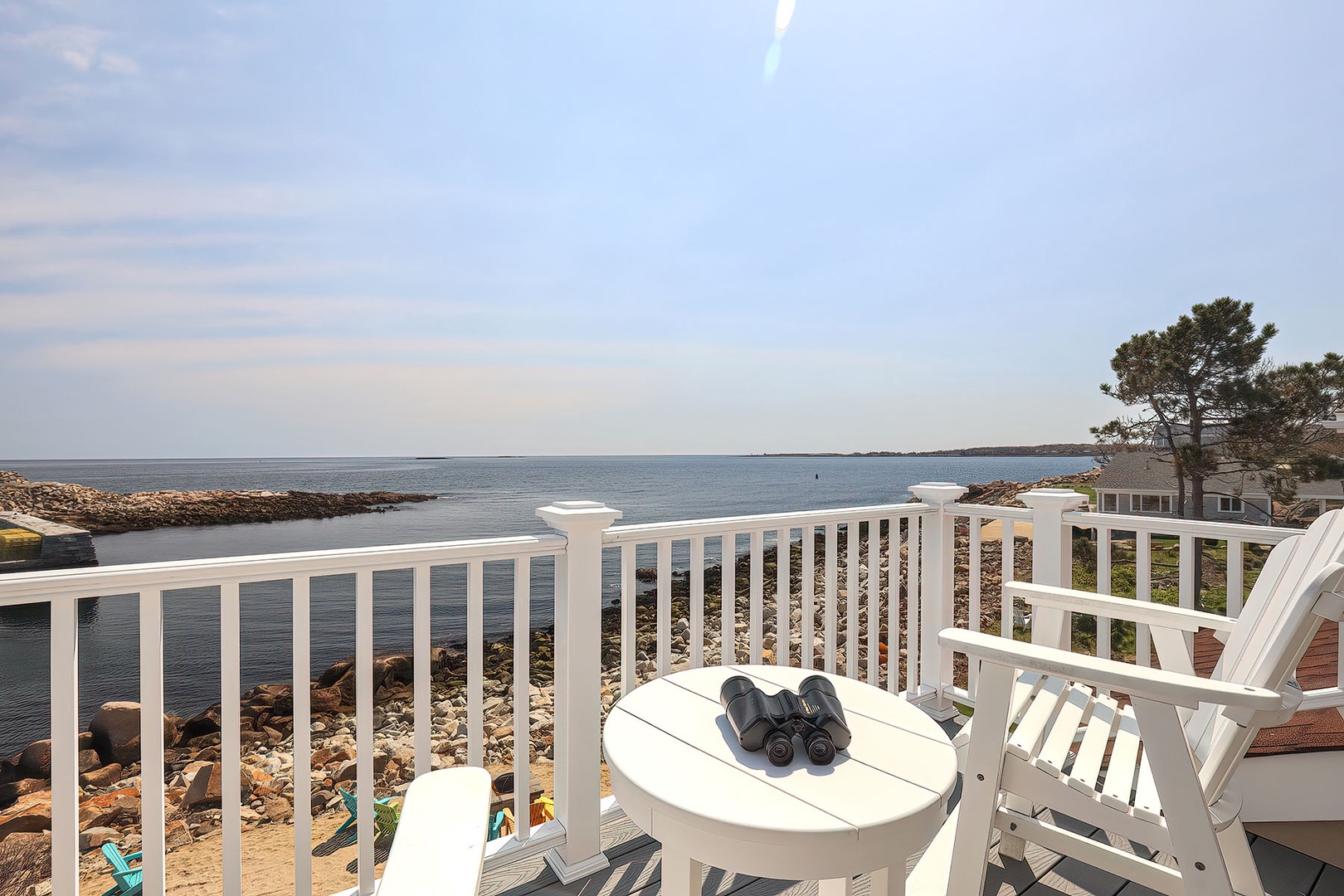 Watch the boats go in and out of the cove.