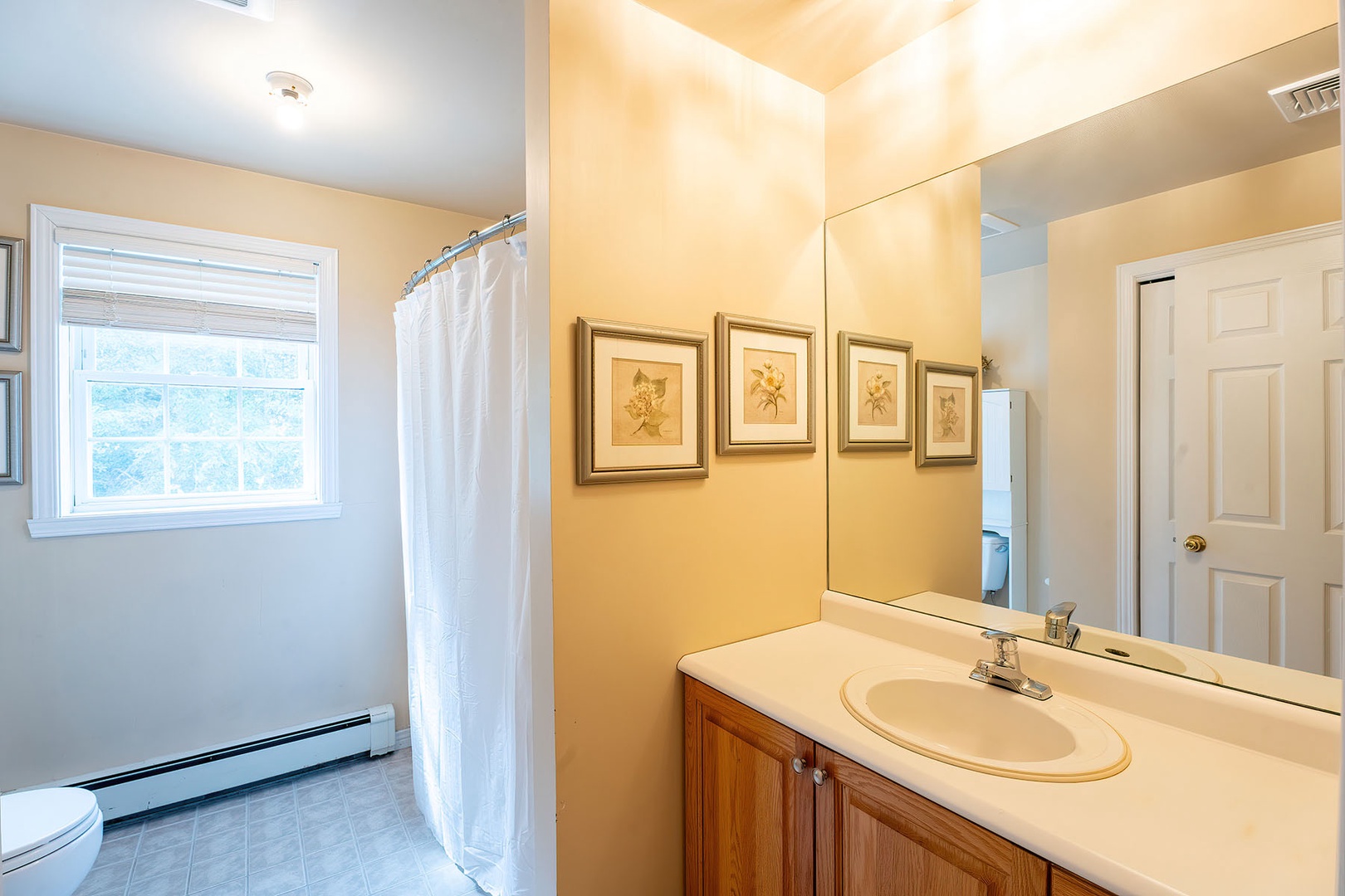 Second floor hall bathroom