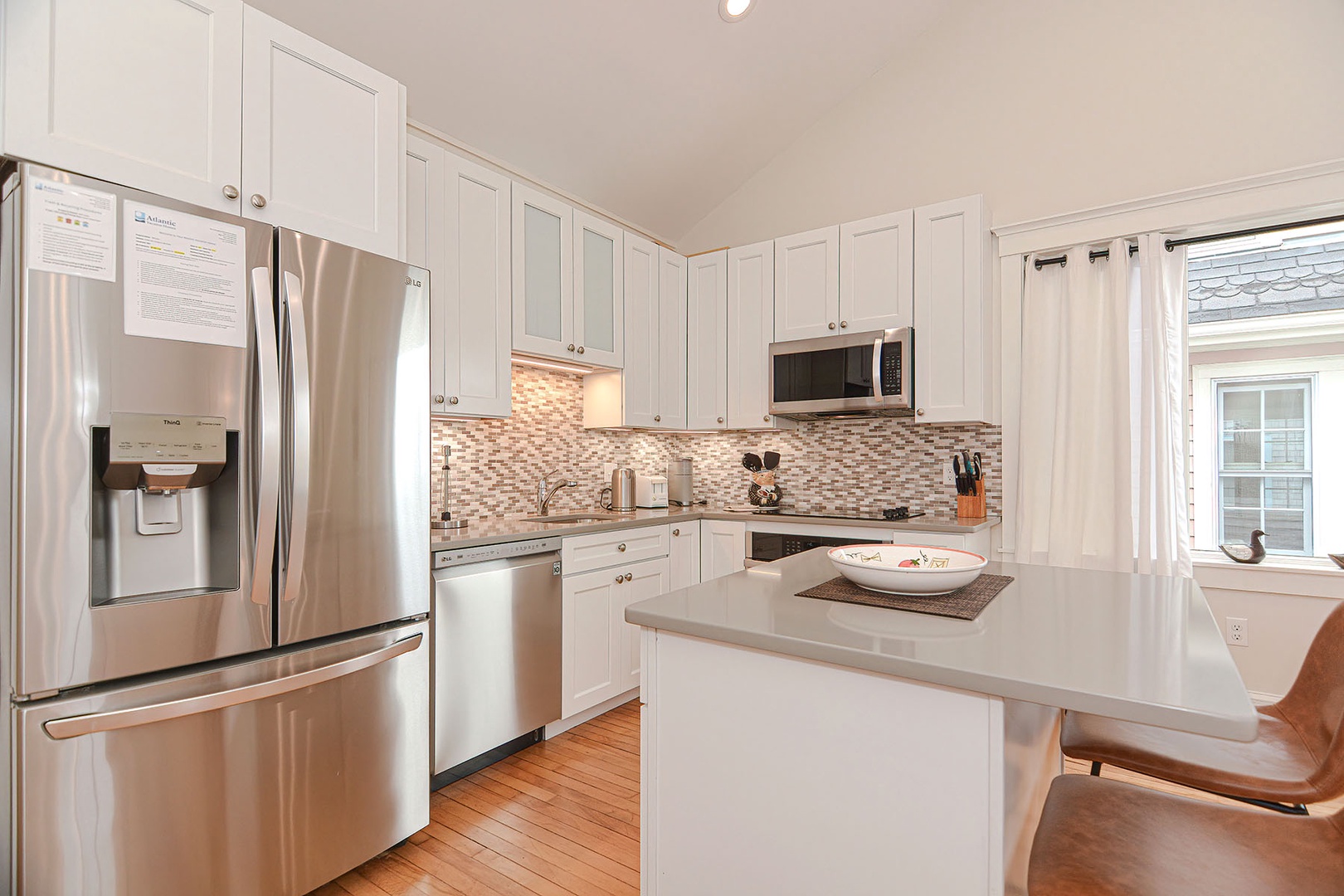 Plenty of cabinet space.
