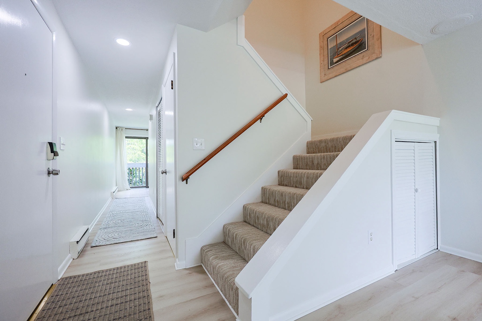 Stairs leading to the second floor.