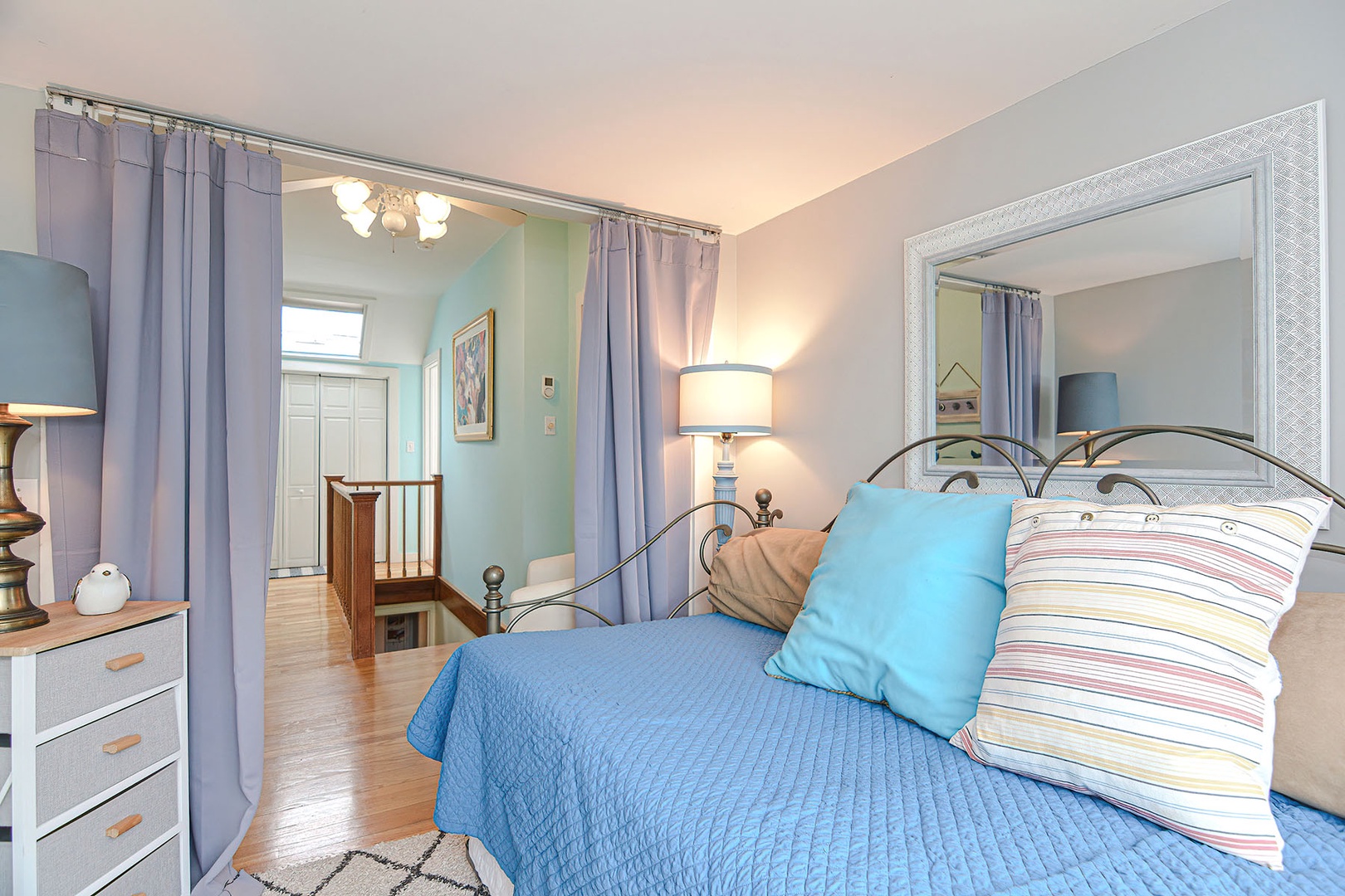 Extra sleeping space and sea breeze.