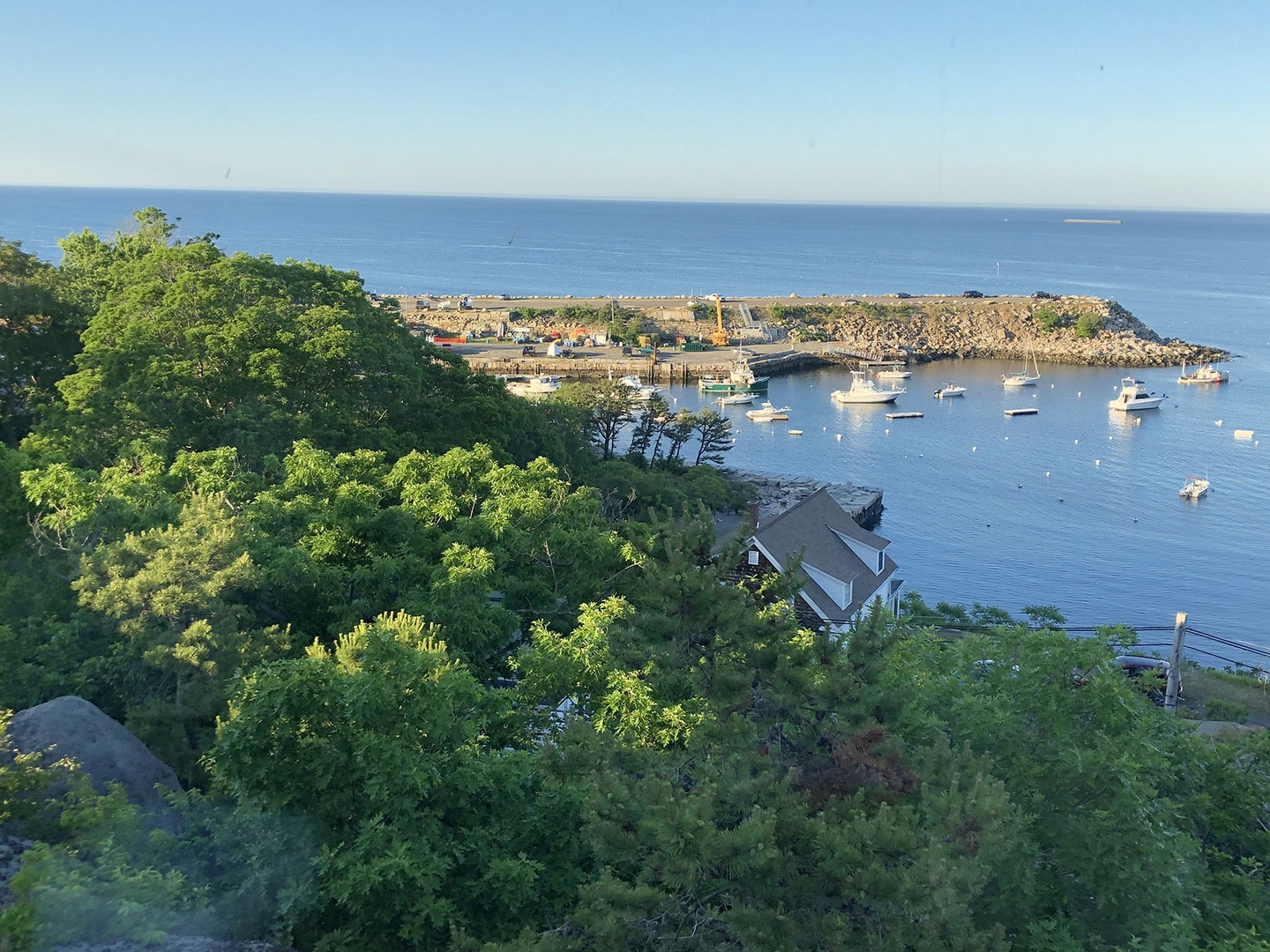 Watch the comings and goings on Rockport's Granite Pier.