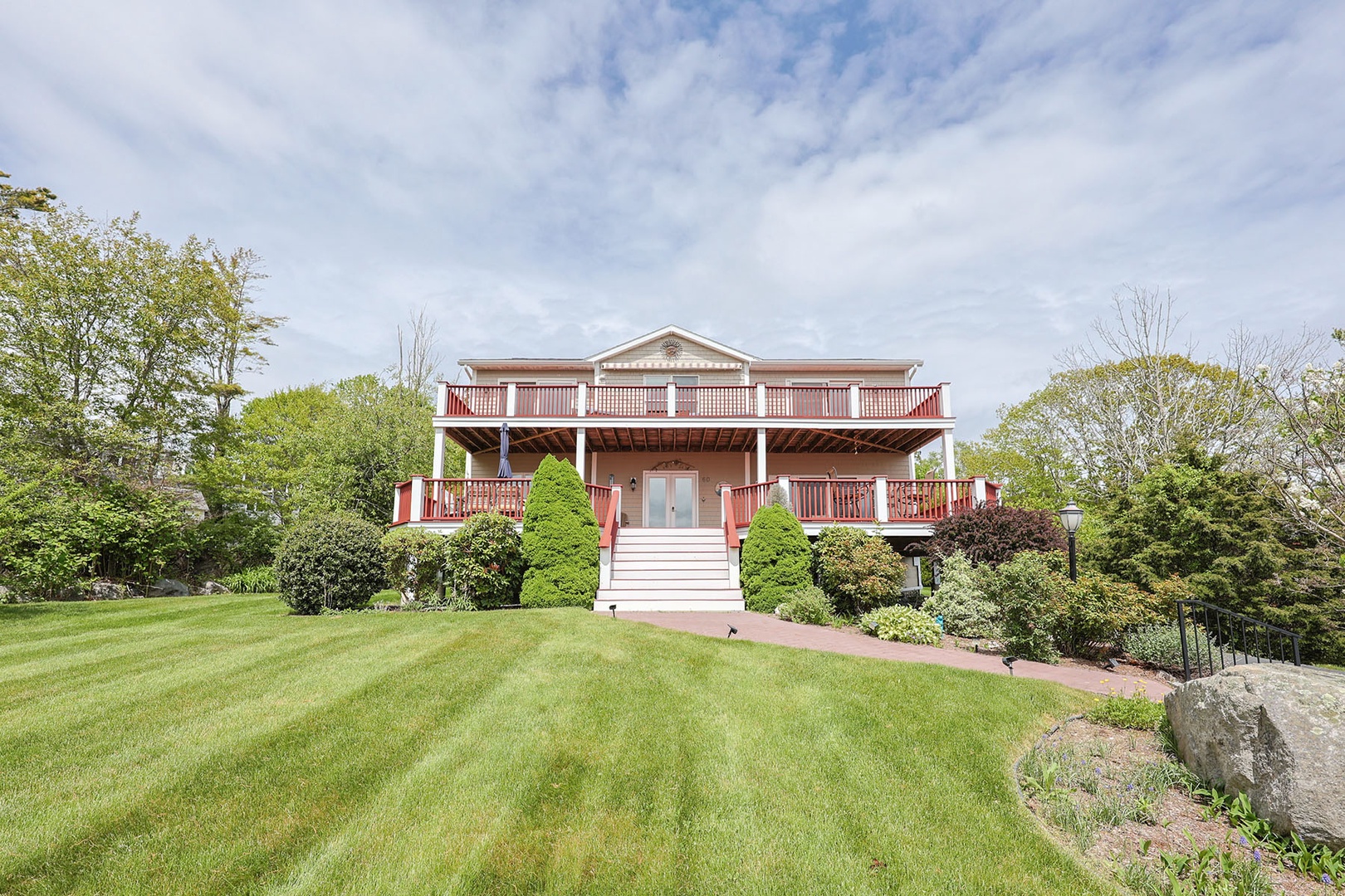 Front facade of the house