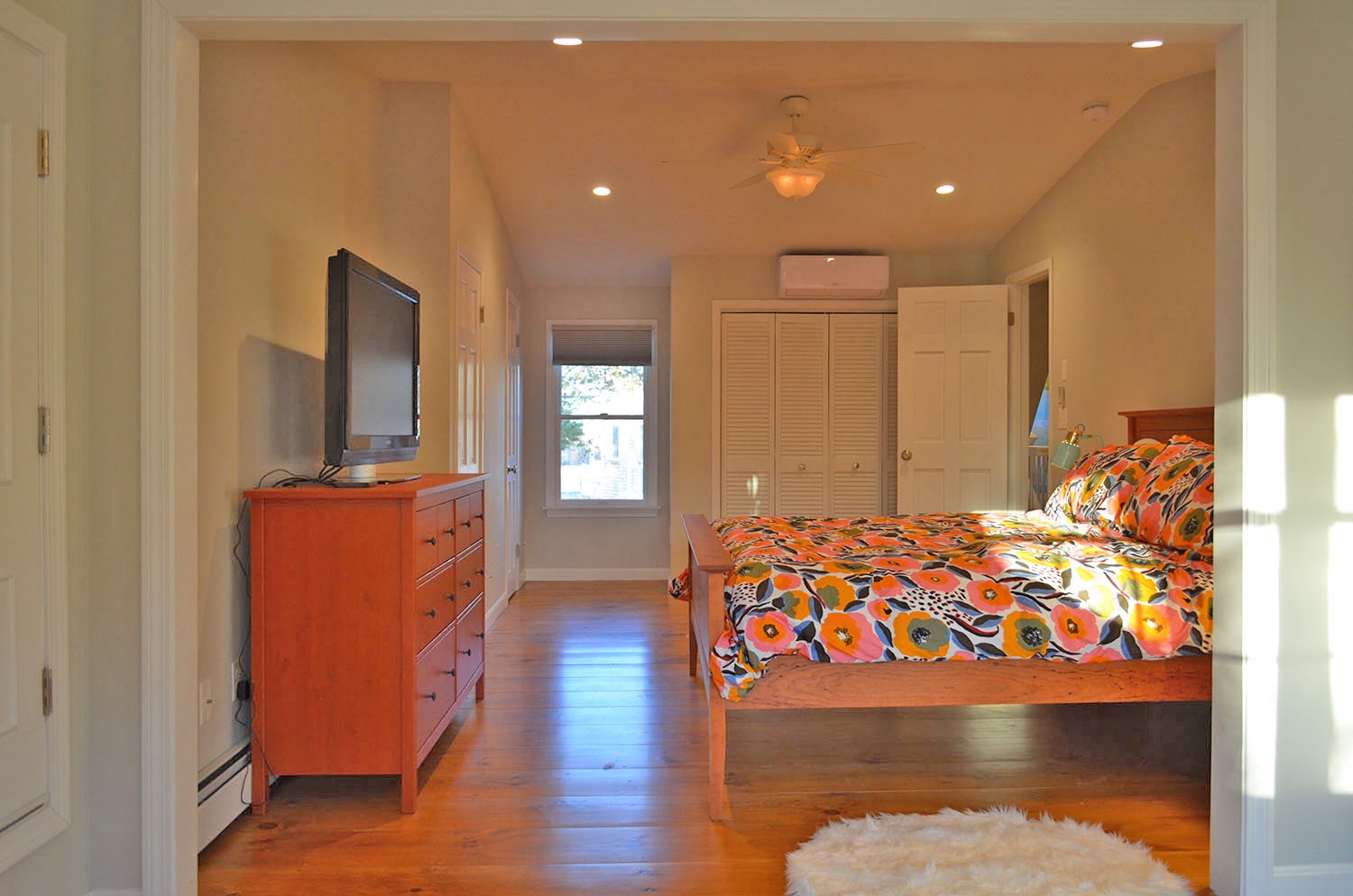 BR 1: View from the sitting area towards the main part of the Primary Bedroom