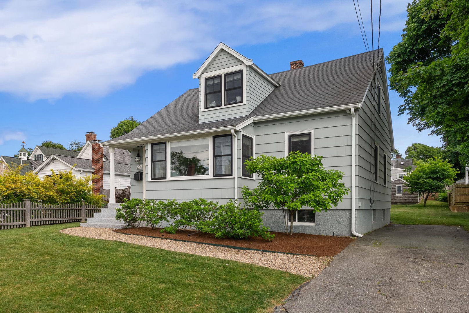 Front of the house.