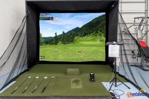 Step into your own golf simulator and perfect your swing year-round, rain or shine.