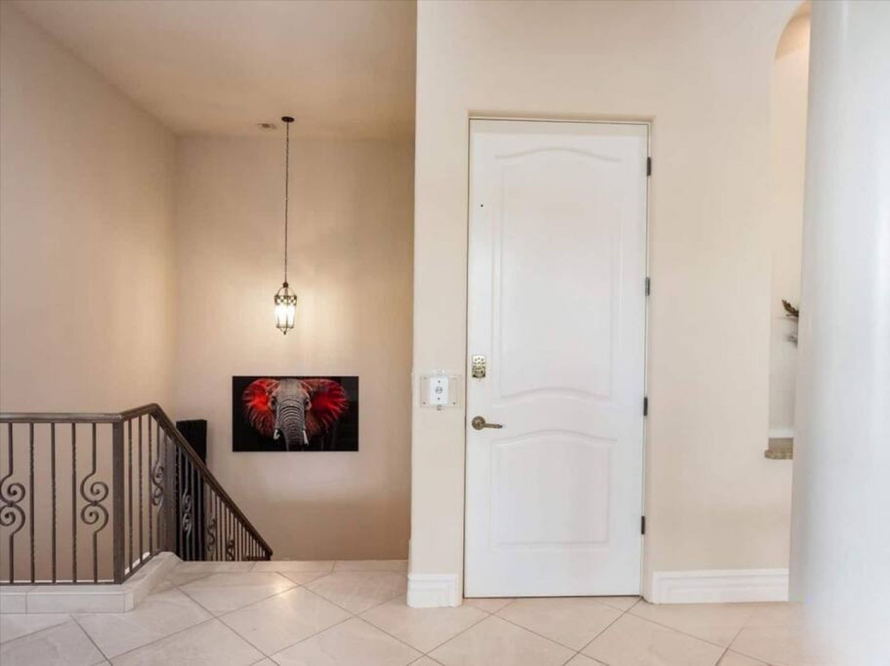 Step through the front door into an elegant entry with bright tile floors, artistic touches, and a welcoming glow that immediately sets the tone for your getaway.