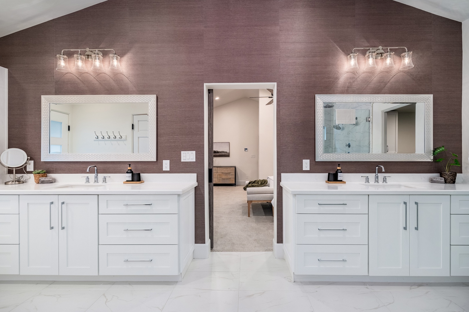 Step into your spa-inspired ensuite with dual vanities, elegant quartz countertops, and luxe finishes that invite you to unwind and refresh in style.