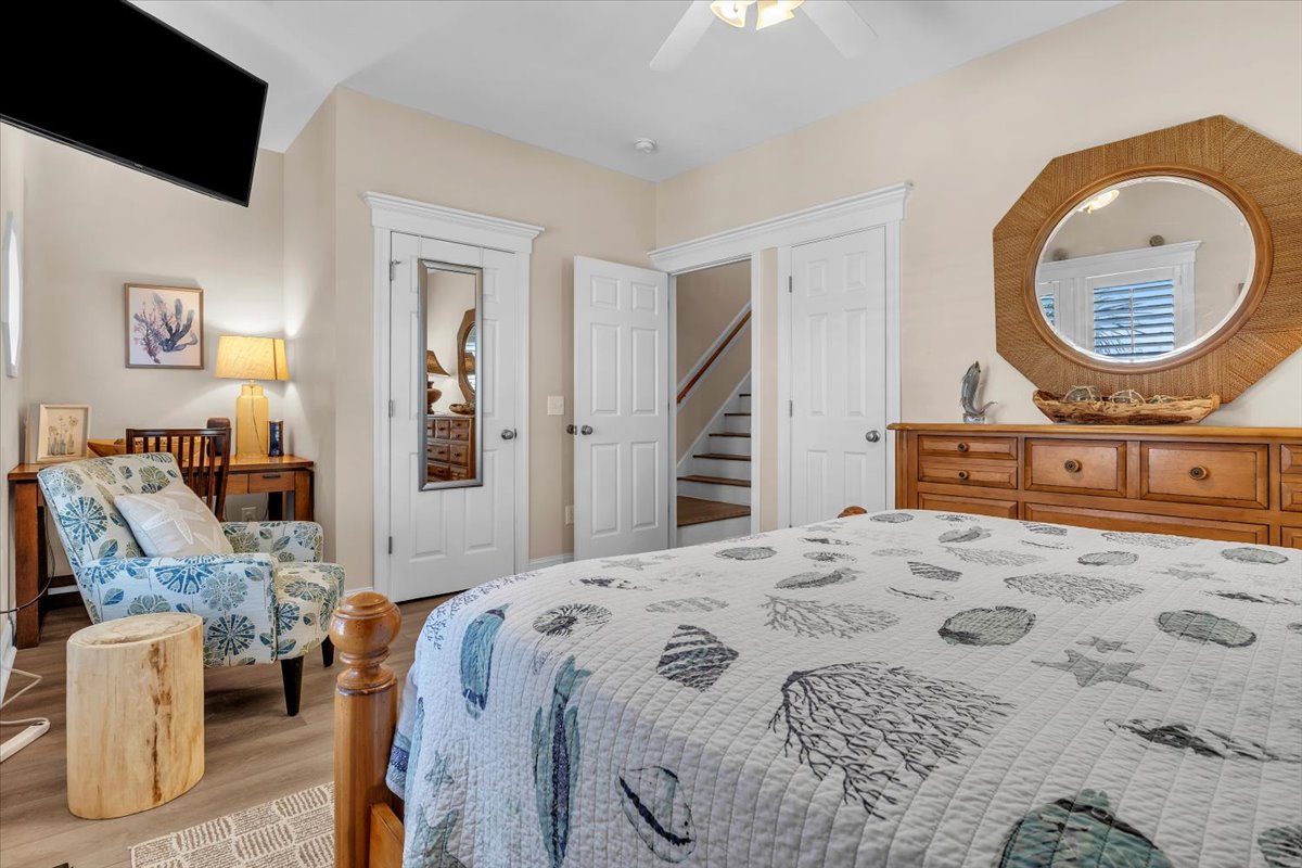 Bedroom 3: Queen with Jack & Jill Ensuite- 1st Floor