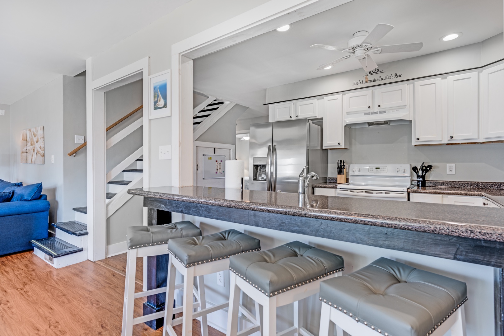 Kitchen Counter with Seating for Four