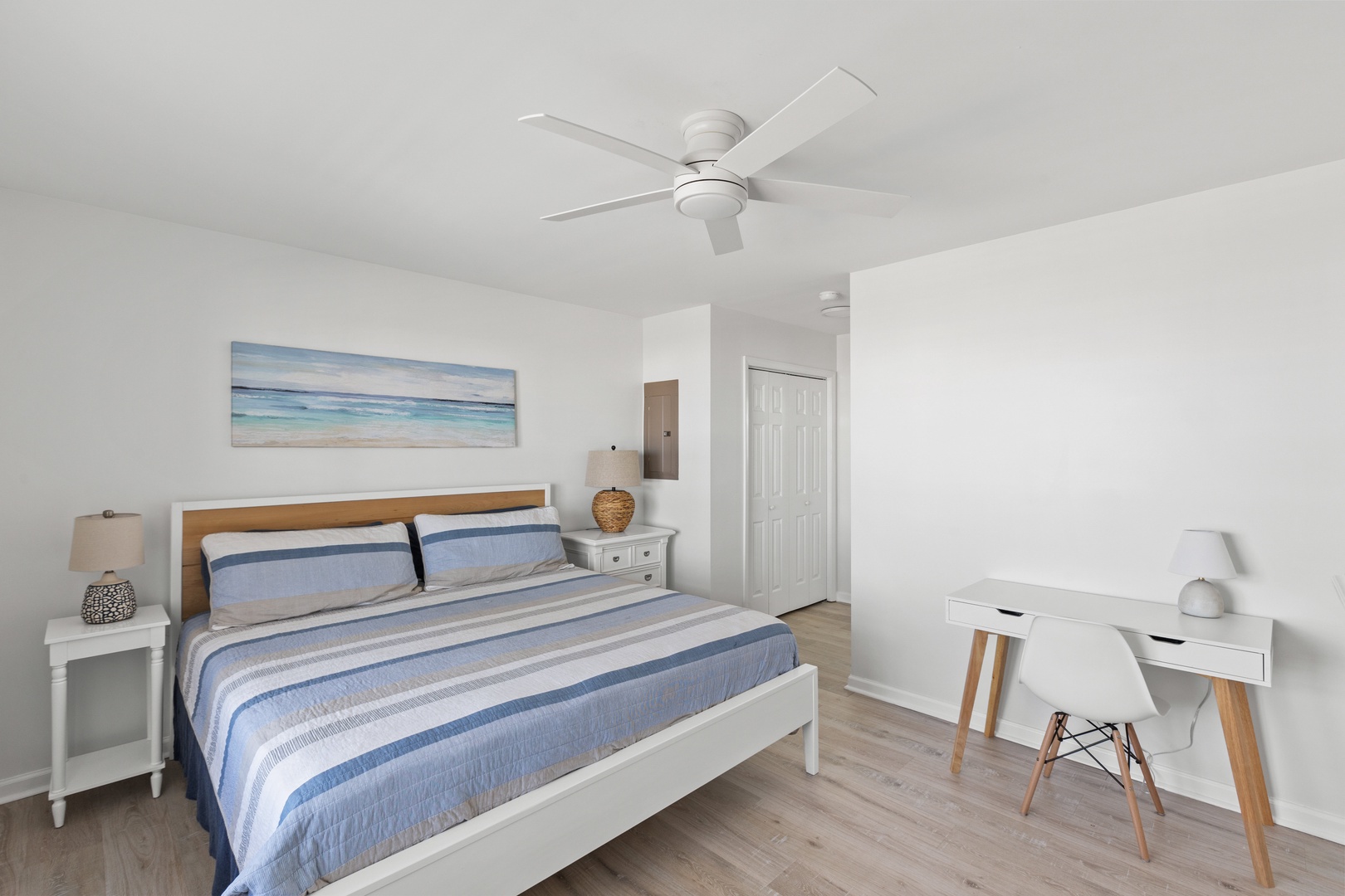 13 - First Floor Main Bedroom with Desk