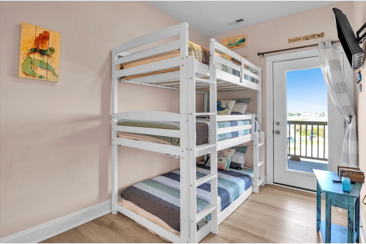 Bedroom 4  Triple Bunks (3 twins) Second Floor