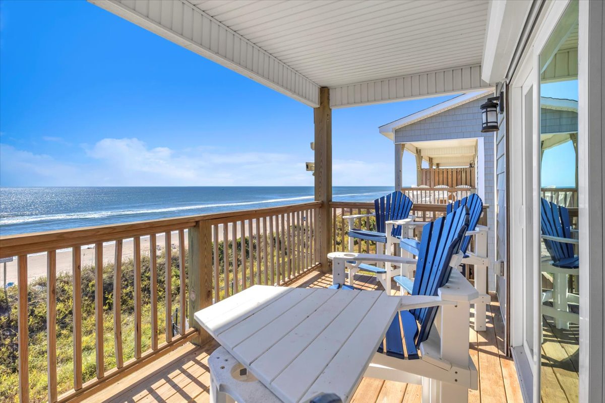 Beachfront Balcony Second Floor Living Area